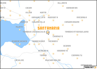 map of Santa María