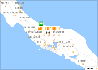 map of Santa Maria