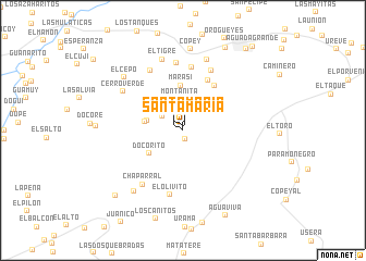 map of Santa María