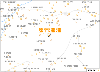 map of Santa María