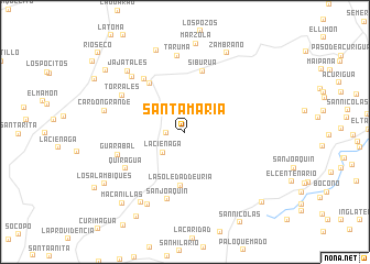 map of Santa María