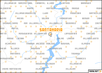 map of Santa María