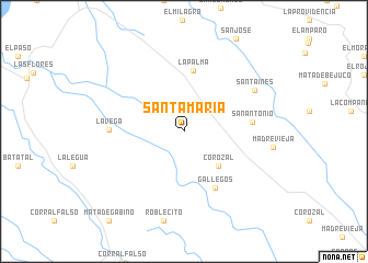 map of Santa María