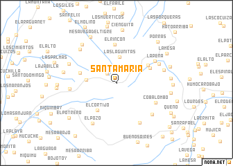 map of Santa María