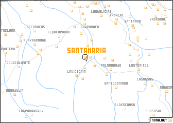 map of Santa María