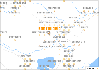 map of Santa María