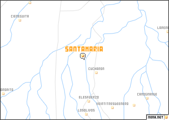 map of Santa María