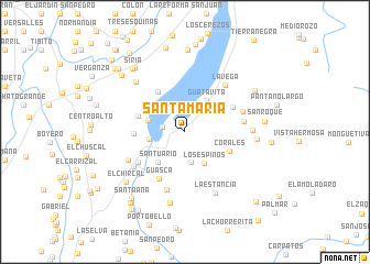 map of Santa María