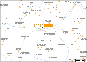 map of Santa María