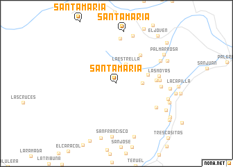 map of Santa María