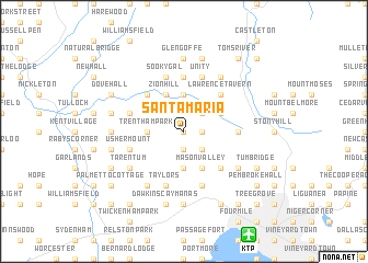 map of Santa Maria