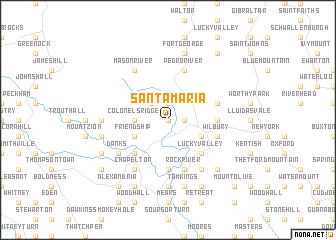 map of Santamaria