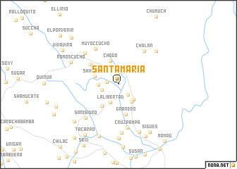 map of Santa María