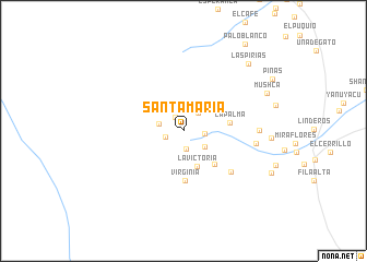 map of Santa María