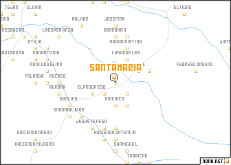 map of Santa María