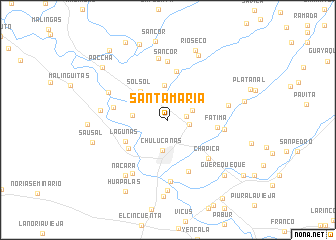 map of Santa Maria