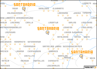 map of Santa María