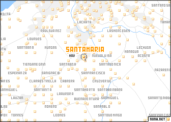 map of Santa María