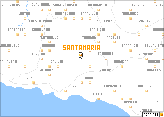 map of Santa María