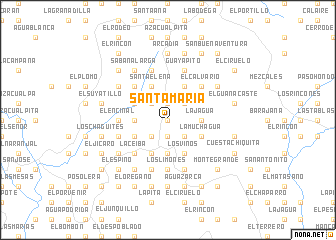 map of Santa María