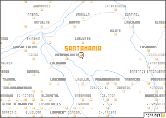 map of Santa María