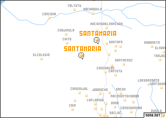 map of Santa María