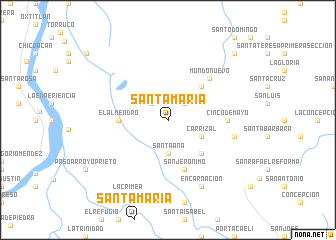 map of Santa María