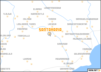 map of Santa María