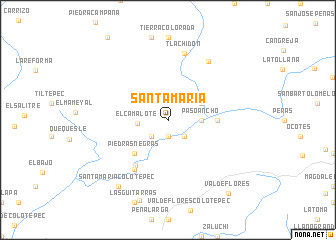 map of Santa María