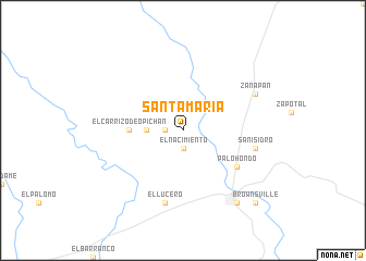 map of Santa María