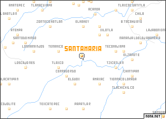 map of Santa María