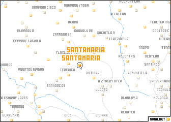 map of Santa María