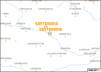 map of Santa María