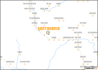 map of Santa María