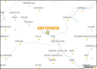 map of Santa Maria