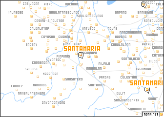 map of Santa Maria