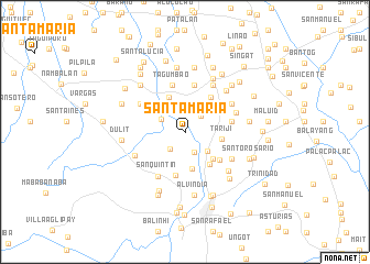 map of Santa Maria