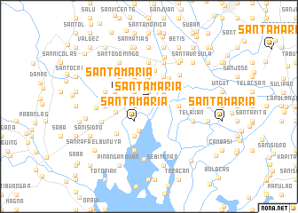 map of Santa Maria