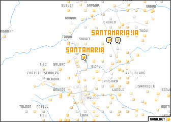 map of Santa Maria