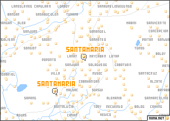 map of Santa Maria