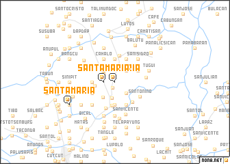 map of Santa Maria