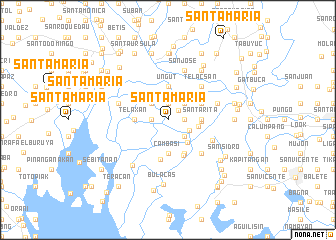 map of Santa Maria