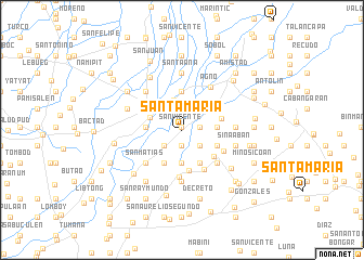 map of Santa Maria