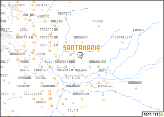 map of Santa Maria