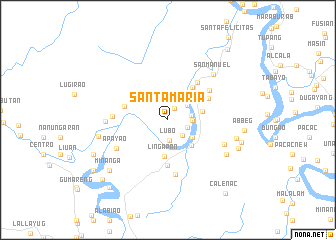 map of Santa Maria