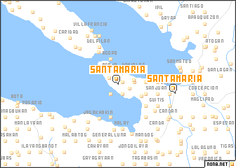 map of Santa Maria