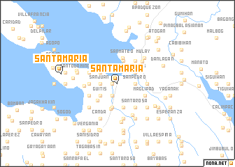 map of Santa Maria