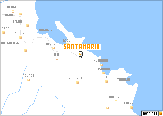 map of Santa Maria