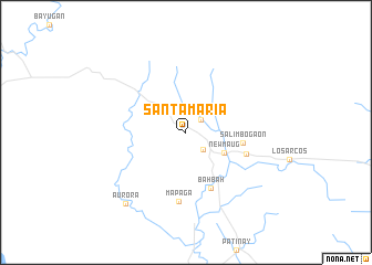 map of Santa Maria