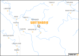 map of Santa Maria